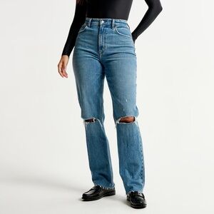 Abercrombie & Fitch Women's High Rise Blue Jeans